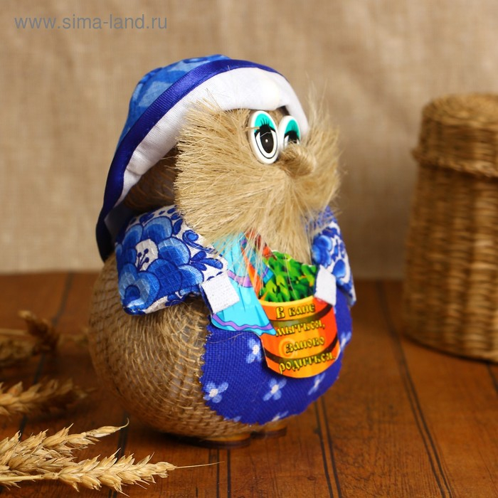 Оберег «Домовой Нафаня Банщик», 15 см, микс Оберег «Домовой Нафаня Банщик», 15 см, микс