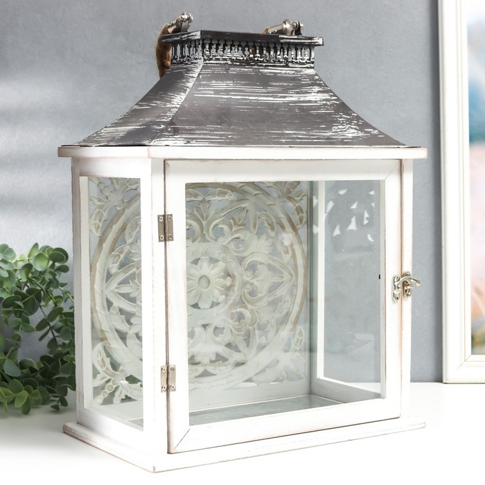 Подсвечник дерево Подсвечник дерево "Медальон лепнина" набор 2 шт 29х22х13 см, 47х19х31 см