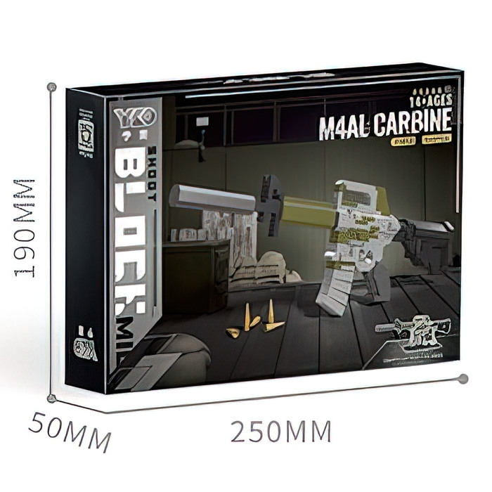 Конструктор-Мини «Оружие. М4А1», 945 деталей Конструктор-Мини «Оружие. М4А1», 945 деталей