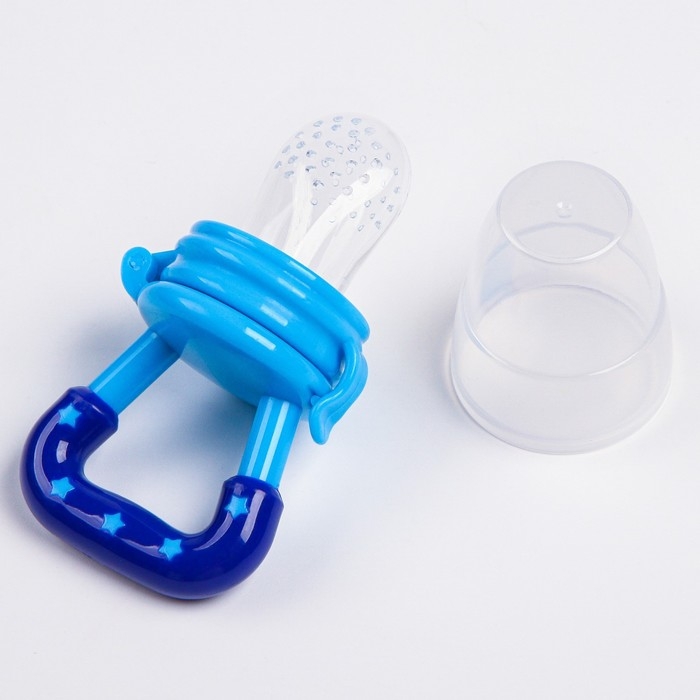 Ниблер для прикорма, с силиконовой сеточкой, в контейнере, цвет голубой Ниблер для прикорма, с силиконовой сеточкой, в контейнере, цвет голубой