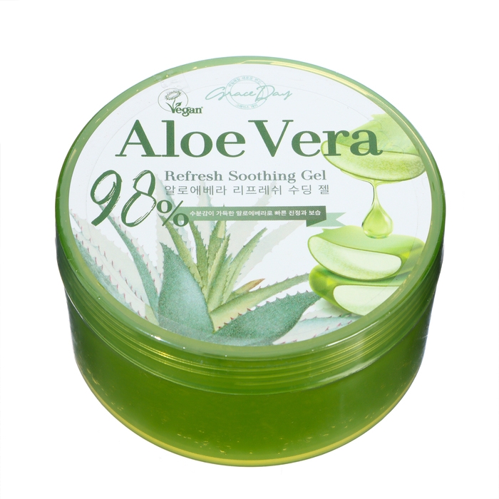 Гель для лица и тела Grace Day, увлажняющий, с алоэ, 300 мл Гель для лица и тела Grace Day, увлажняющий, с алоэ, 300 мл