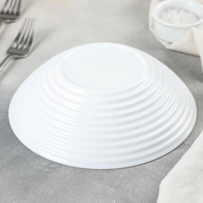 Тарелка глубокая Luminarc Harena, d=20 см, стеклокерамика, цвет белый