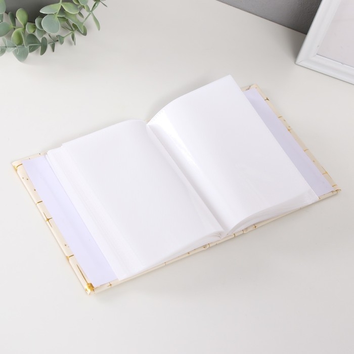 Фотоальбом на 100 фото 10х15 см Фотоальбом на 100 фото 10х15 см "Сияние звёзд" кожзам МИКС 5х13х16,5 см