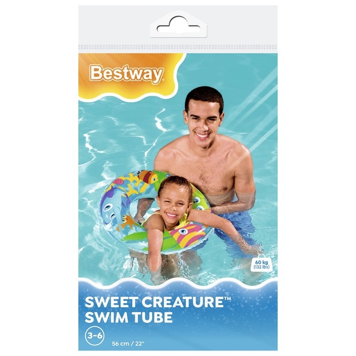 Круг надувной для плавания «Морской мир», d=56 см, цвет МИКС, 36013 Bestway Круг надувной для плавания «Морской мир», d=56 см, цвет МИКС, 36013 Bestway