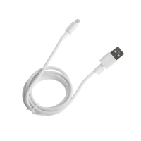 Кабель BYZ BC-041, Lightning - USB, 3 А, 1 м, силикон, белый