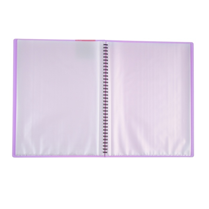 Папка 20 вкладышей на спирали, А4, 600 мкм, ErichKrause Папка 20 вкладышей на спирали, А4, 600 мкм, ErichKrause "Matt Manga", текстура "песок", микс