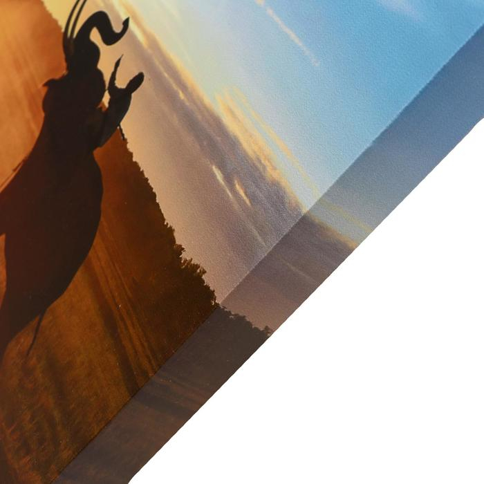 Картина на холсте Картина на холсте "Африканские слоны на закате" 60х100 см