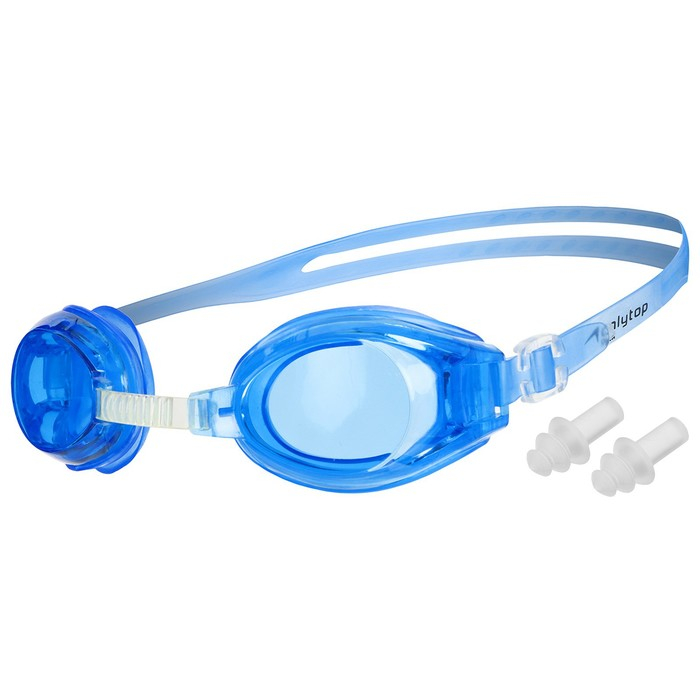 Очки для плавания детские ONLYTOP, беруши, цвет МИКС Очки для плавания детские ONLYTOP, беруши, цвет МИКС