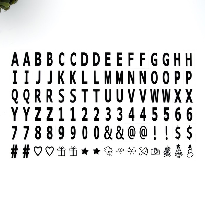 Ночник-алфавит  Ночник-алфавит "Единорог" LED английский, цифры, от батареек/USB 27,5х20х5 см RISALUX