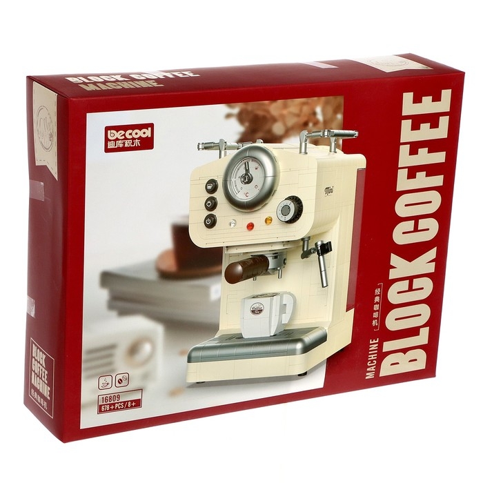 Конструктор Техника «Кофе машина», 678 деталей Конструктор Техника «Кофе машина», 678 деталей