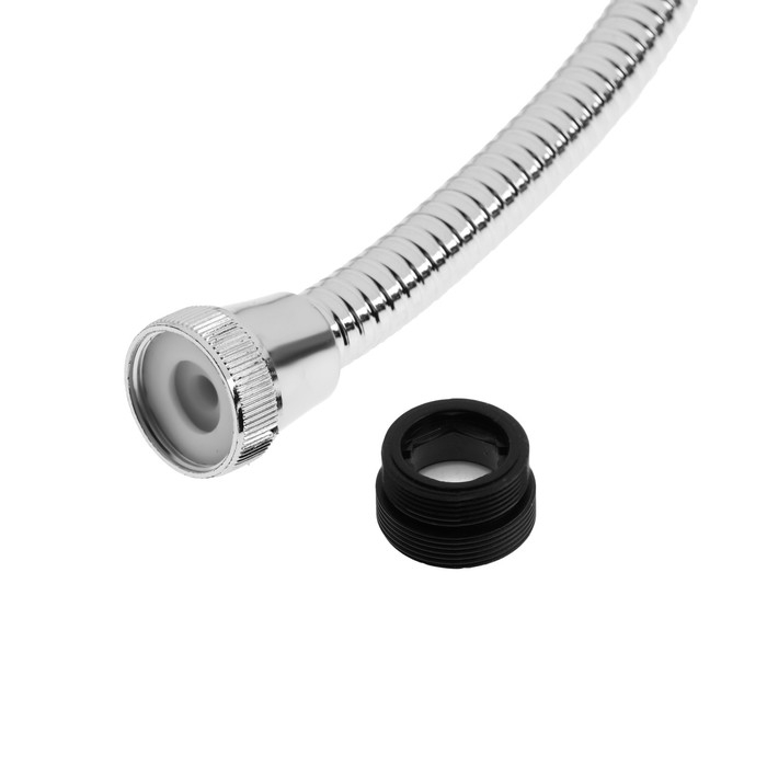 Аэратор ZEIN, на гибком шланге, 180 мм, универсальный, 2 режима, пластик Аэратор ZEIN, на гибком шланге, 180 мм, универсальный, 2 режима, пластик