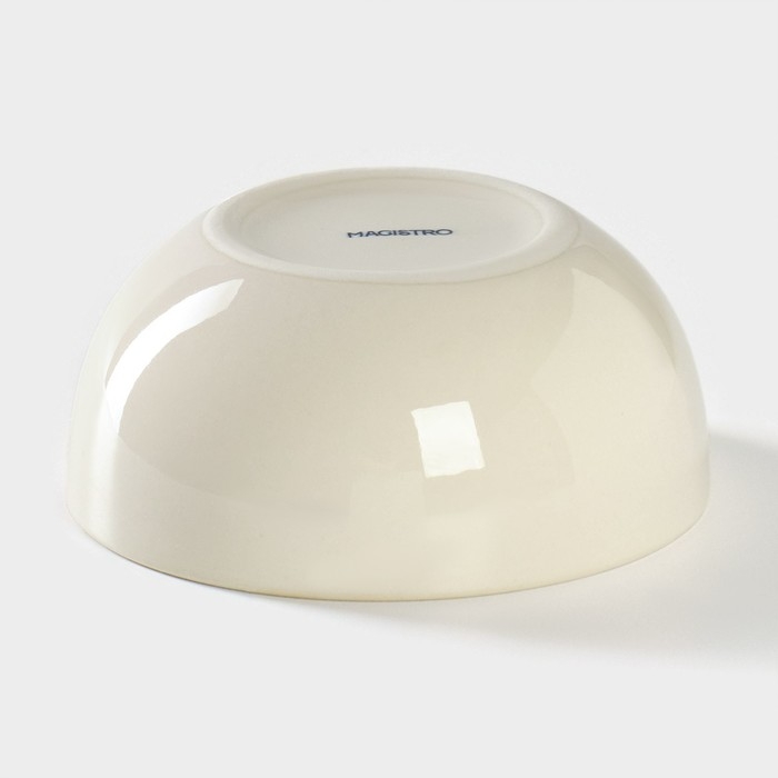 Соусник фарфоровый Magistro Ocean, 300 мл, цвет голубой Соусник фарфоровый Magistro Ocean, 300 мл, цвет голубой