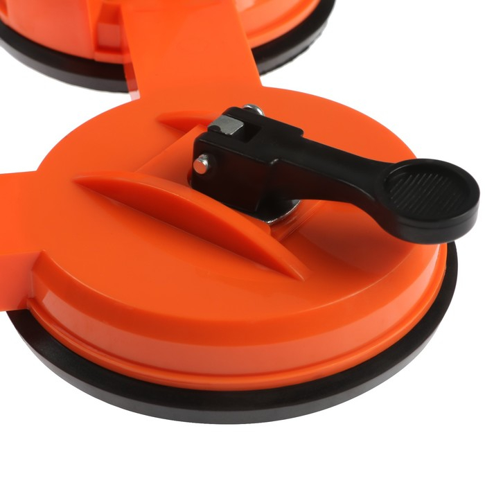 Стеклодомкрат тройной ТУНДРА, пластиковый, 125 мм, до 80 кг Стеклодомкрат тройной ТУНДРА, пластиковый, 125 мм, до 80 кг