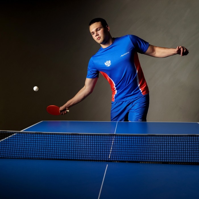 Ракетка для настольного тенниса BOSHIKA Beginner 1*, для любителей, накладка 1.5 мм, прямая ручка Ракетка для настольного тенниса BOSHIKA Beginner 1*, для любителей, накладка 1.5 мм, прямая ручка