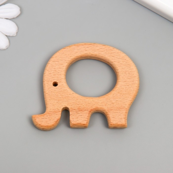 Декор для творчества дерево Декор для творчества дерево "Слоник" 6х5,5 см