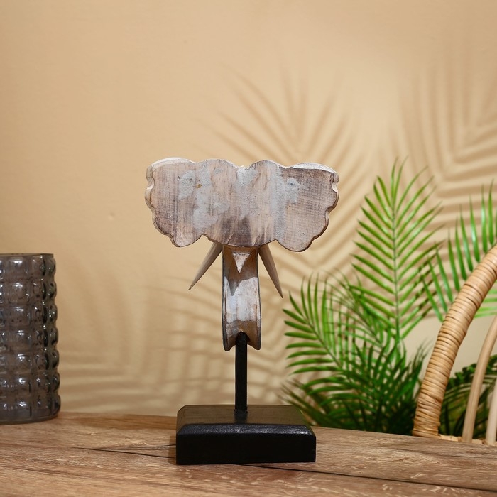 Сувенир Сувенир "Голова слона" на подставке, албезия 35 см