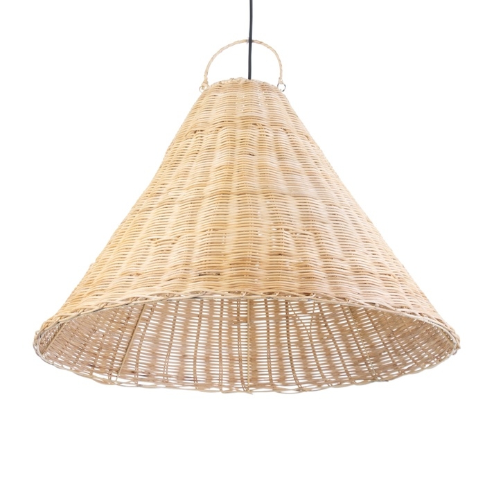 Светильник потолочный из ротанга Светильник потолочный из ротанга "Ангга" 1х120Вт, Е27, 40х60х60 см