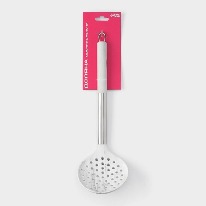 Шумовка Доляна «Шанти», 33,5 см, цвет серый Шумовка Доляна «Шанти», 33,5 см, цвет серый