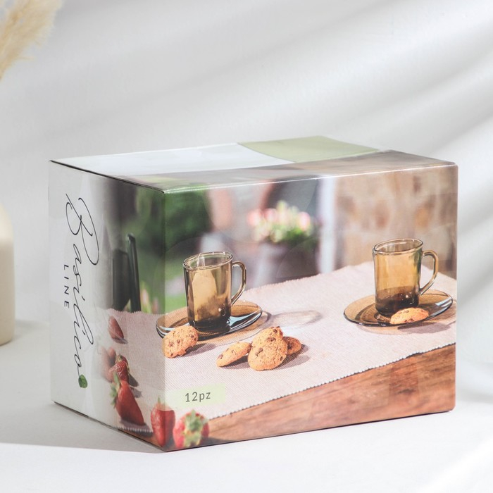 Набор чайный Basilico, 300 мл, 12 предметов Набор чайный Basilico, 300 мл, 12 предметов