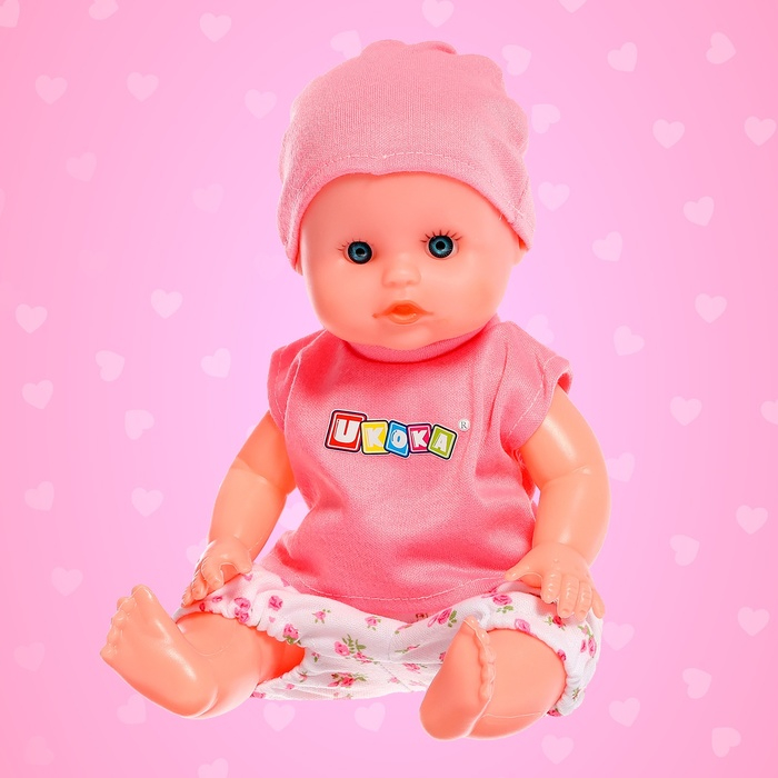 Пупс функциональный «Ангелочек» со звуковыми эффектами, писает, пьёт, с аксессуарами Пупс функциональный «Ангелочек» со звуковыми эффектами, писает, пьёт, с аксессуарами