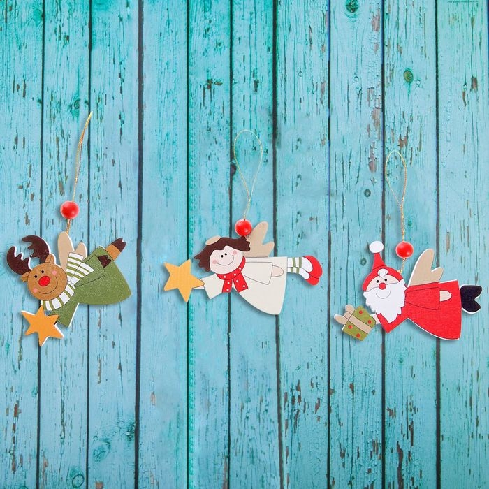 Подвеска новогодняя Подвеска новогодняя "Рождественские подарки", МИКС