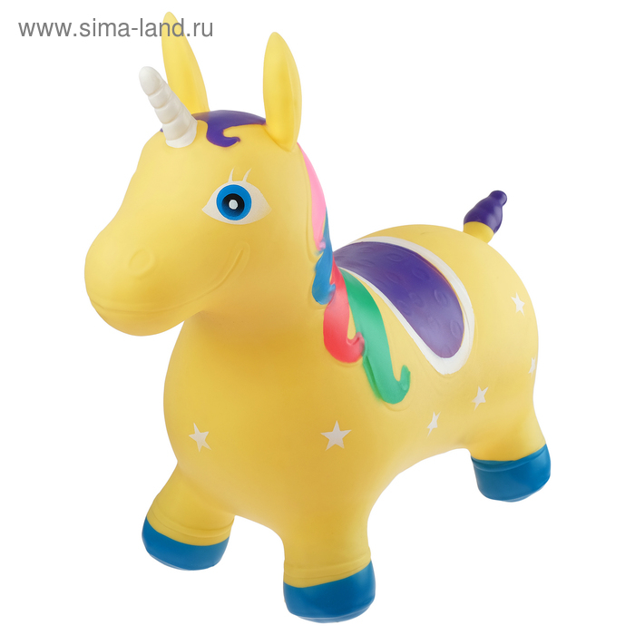 Попрыгун ZABIAKA «Единорог», 58х26х52 см, 1300 г, цвет МИКС Попрыгун ZABIAKA «Единорог», 58х26х52 см, 1300 г, цвет МИКС