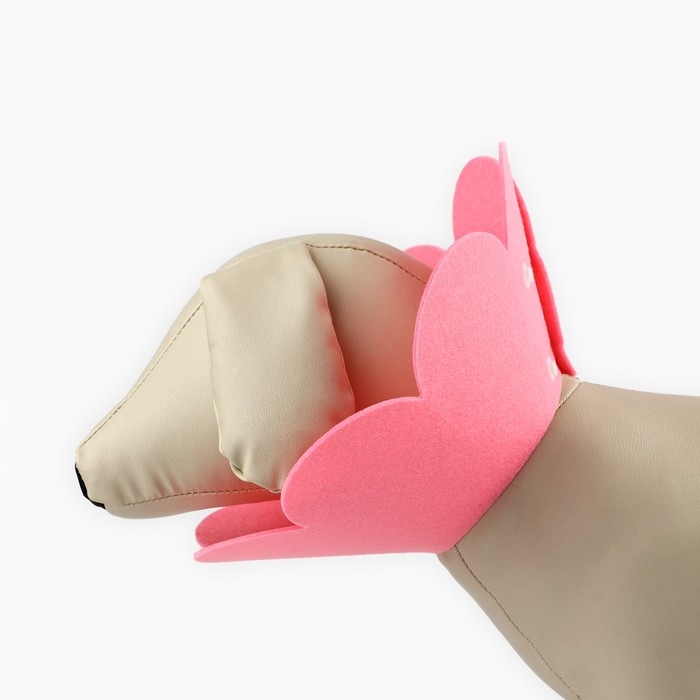 Ветеринарный защитный воротник для кошек и собак, розовый, размер M (обх. шеи 17-22,5 см) Ветеринарный защитный воротник для кошек и собак, розовый, размер M (обх. шеи 17-22,5 см)