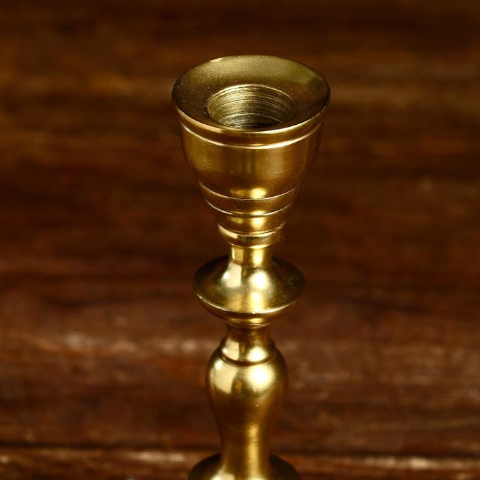 Подсвечник "Аддлер" алюминий 9х9х19 см