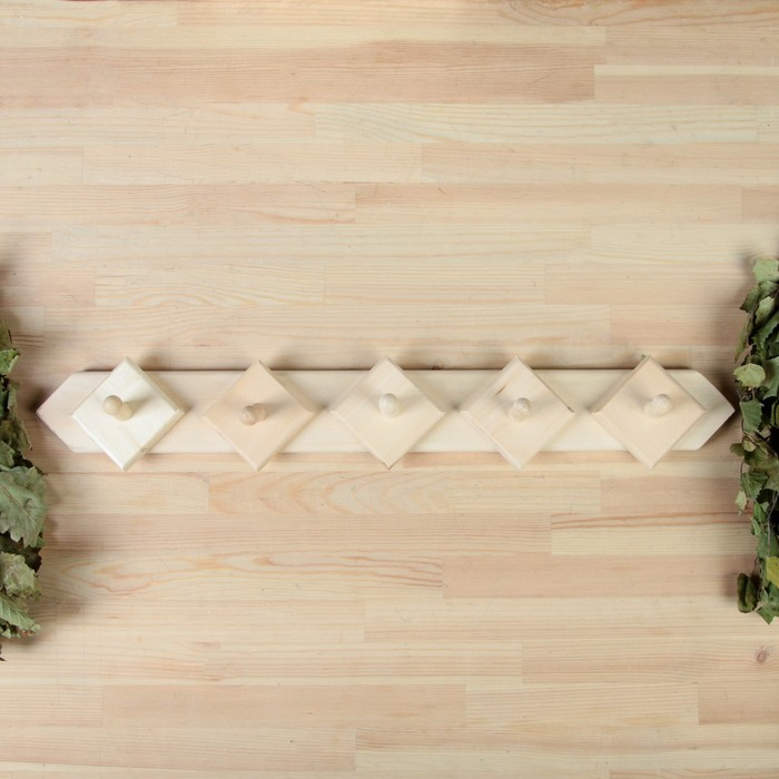 Вешалка 5 крючков, липа Вешалка 5 крючков, липа "Добропаровъ"