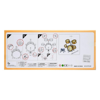 Барабанная установка «Голд», 5 барабанов, тарелка, палочки, стульчик, педаль