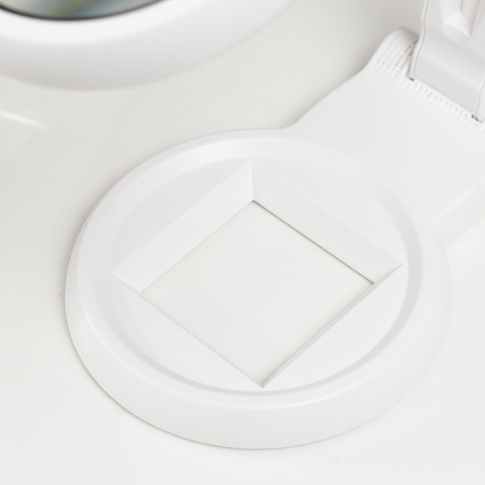 Лампа-лупа для творчества LEDx18 от 3ААА, USB белый 24,5х22 см