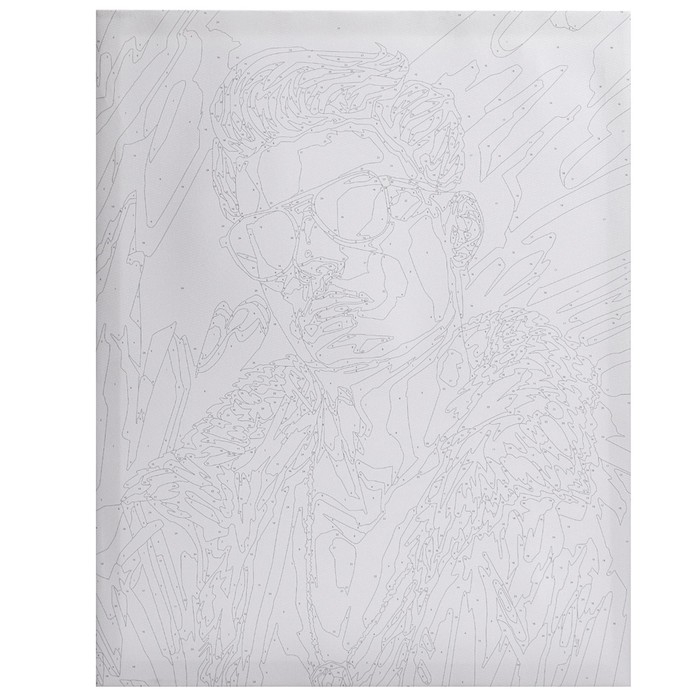 Картина по номерам на холсте с подрамником «Блондин в очках», 40 х 50 см