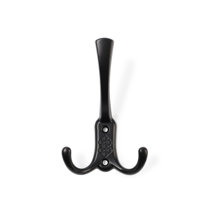 Крючок мебельный ТУНДРА TKT003 LIGHT, трехрожковый, черный Крючок мебельный ТУНДРА TKT003 LIGHT, трехрожковый, черный