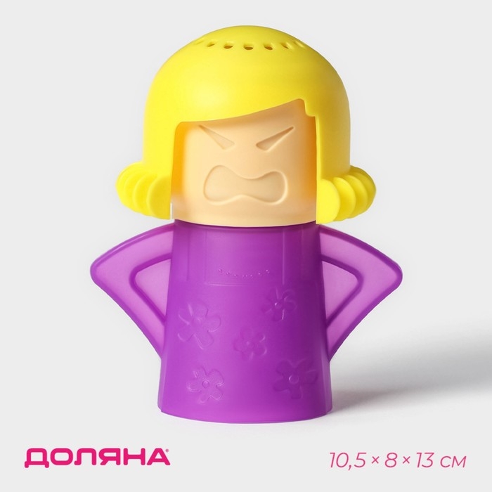 Устройство для чистки микроволновой печи Доляна Angry mama, цвет МИКС Устройство для чистки микроволновой печи Доляна Angry mama, цвет МИКС