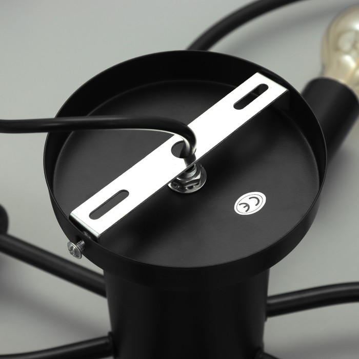 Люстра 2139/8BK E27 40Вт черный 88х88х20 см BayerLux