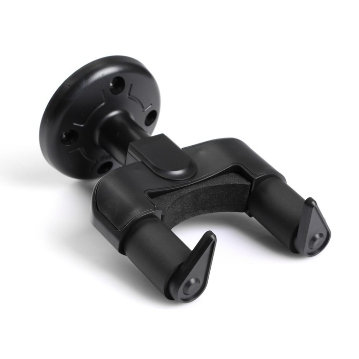 Держатель для гитары Music Life настенный с зажимом, чёрный Держатель для гитары Music Life настенный с зажимом, чёрный