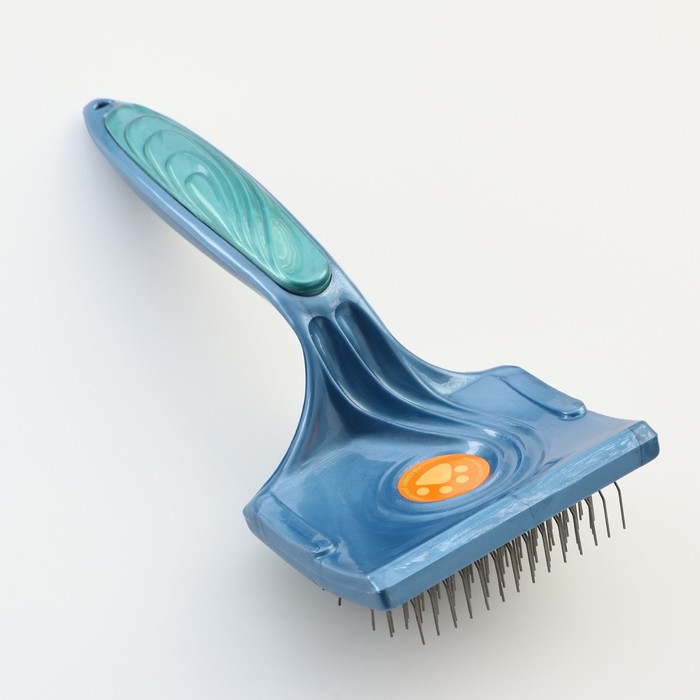 Щётка - пуходёрка для «Кавказца», основание 84 х 58 мм, синяя Щётка - пуходёрка для «Кавказца», основание 84 х 58 мм, синяя