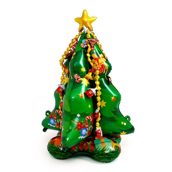 Шар фольгированный 48 Шар фольгированный 48" «Большая ёлка, объёмная»