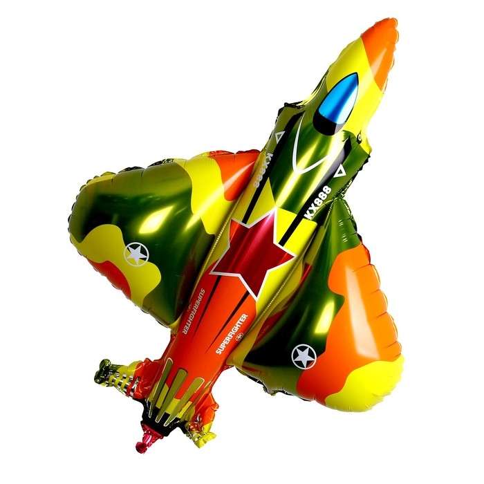 Шар фольгированный 40" &laquo;Истребитель&raquo;