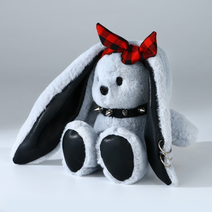 Мягкая игрушка зайка  Мягкая игрушка зайка "Li Рокер", заяц