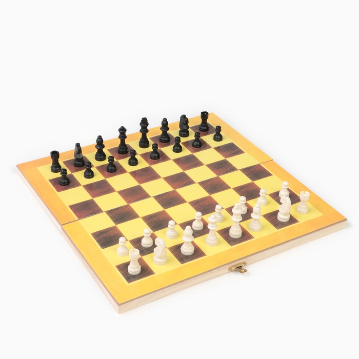 Шахматы деревянные настольные, 34 х 34 см Шахматы деревянные настольные, 34 х 34 см