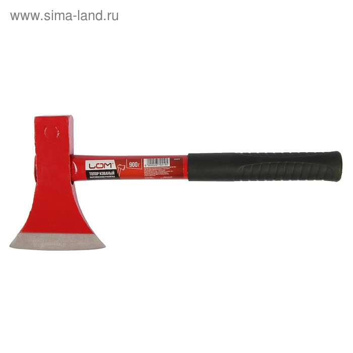 Топор столярный ЛОМ, металлическая обрезиненная рукоятка, 900 г Топор столярный ЛОМ, металлическая обрезиненная рукоятка, 900 г