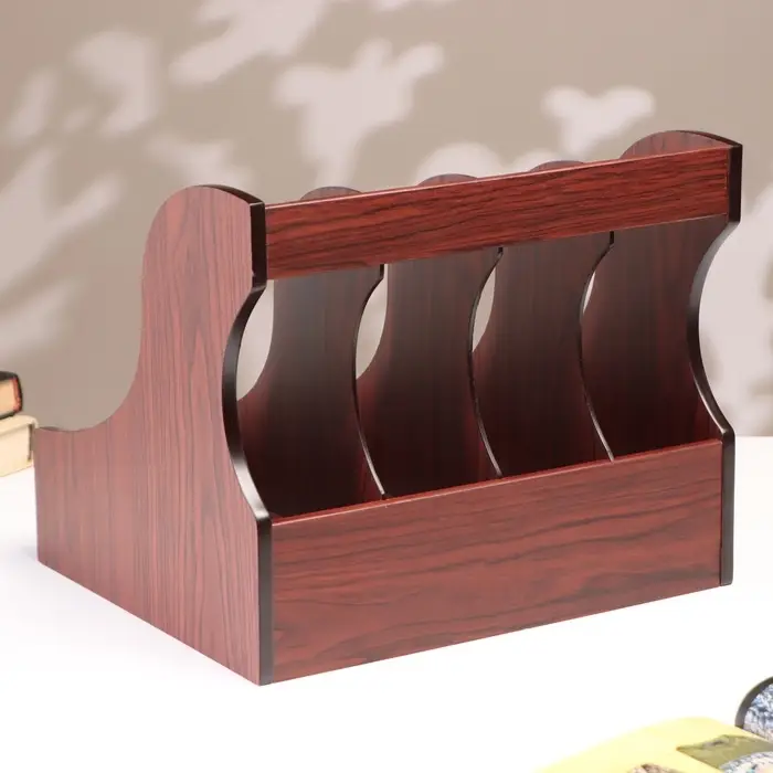 Органайзер для бумаги вертикальный, 4 секции, 32&times;27&times;31 см