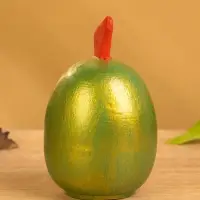 Японская кукла кокеши &laquo;Цыпленок&raquo;, 6&times;6&times;9 см, зелёная