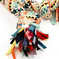 Игрушка для больших собак, канатная "Двойной узел",до 50 см, до 450 гр