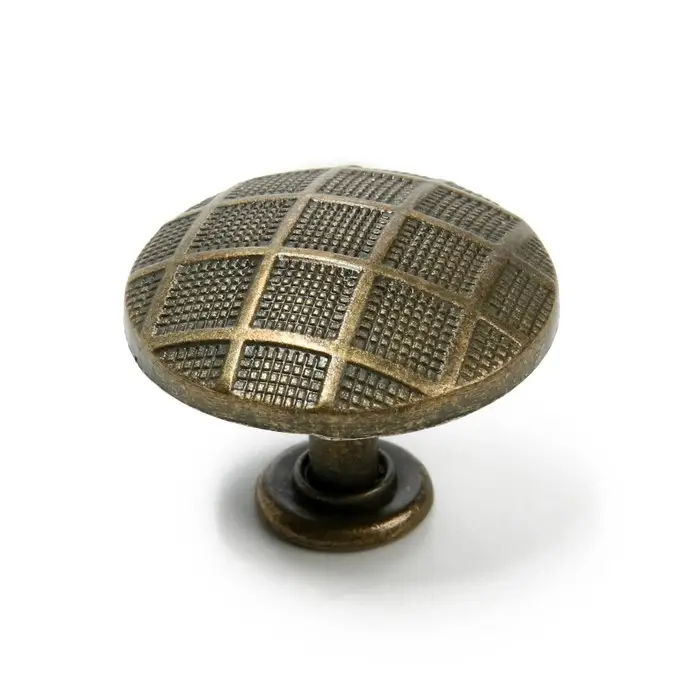 Ручка-кнопка ТУНДРА РК202, цвет бронза