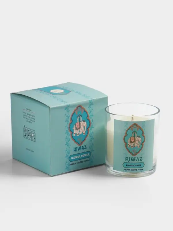 Свеча ароматическая в стекле &laquo;Сила цветов&raquo;, соевый воск, 120 г