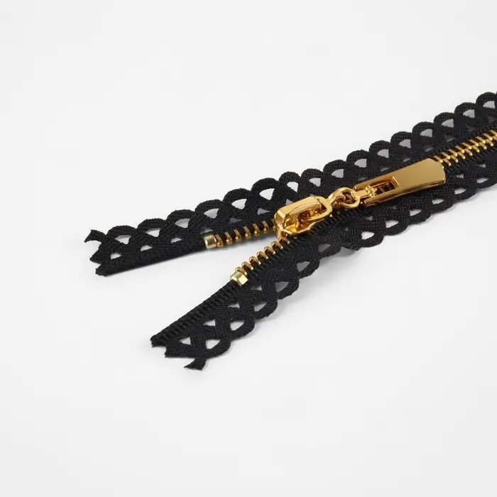 Молния металлическая, №3, неразъёмная, замок автомат, 30 см, чёрная Молния металлическая, №3, неразъёмная, замок автомат, 30 см, чёрная