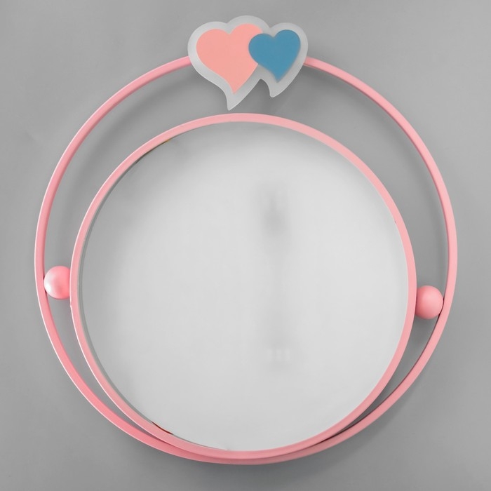 Люстра с ПДУ Люстра с ПДУ "Ритмо" LED 90Вт 3000-6000К розовый 50х54х5,5 см BayerLux