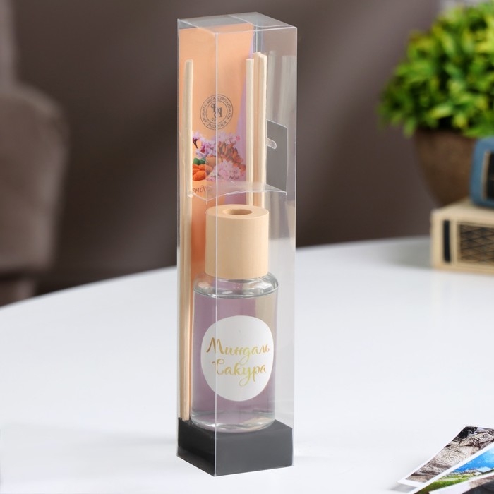 Диффузор ароматический Диффузор ароматический "Модерн", 50 мл, Миндаль и сакура, "Богатство Аромата"